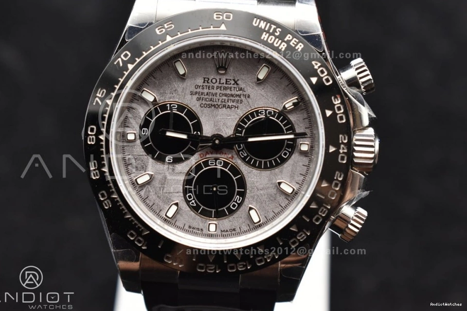 on Rubber 788 1:1 Edition Strap Gray Daytona Unisex Dial Oysterflex Best QF SA 116519 0515